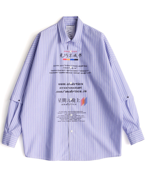 SHAREEF(シャリーフ)の「"无巧不成 " SEPARATE SLEEVE SHIRTS(シャツ/ブラウス・メンズ・その他1/その他2・1/2/3)」の2枚目の写真