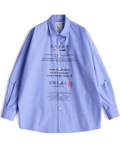 SHAREEF(シャリーフ)の「"无巧不成 " SEPARATE SLEEVE SHIRTS(シャツ/ブラウス・メンズ・その他1/その他2・1/2/3)」の15枚目の写真