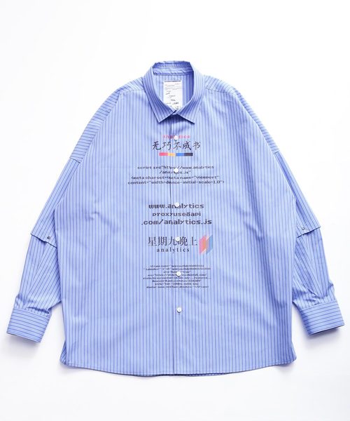 SHAREEF(シャリーフ)の「"无巧不成 " SEPARATE SLEEVE SHIRTS(シャツ/ブラウス・メンズ・その他1/その他2・1/2/3)」の7枚目の写真