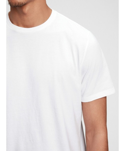 GAP（ギャップ）の「スタンダードクルーネックTシャツ（Tシャツ/カットソー・メンズ・ホワイト/ネイビー/ブラック/ライトグレー/グレー・XS/S/M/L/XL/XXS）」の12枚目の写真
