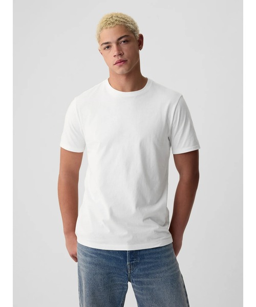 Gant★メンズ 半袖 クルーネック ロゴ トップス Tシャツ★白★ メンズ 半袖Tシャツ クルーネック トップス ロゴプリント 黒