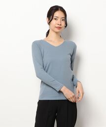 [ S M L XL ] 選べるタイプの細リブ長袖Tシャツ