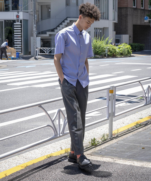 MAISON SPECIAL（メゾンスペシャル）の「SOLOTEX/ソロテックストロストレッチアンクルスラックス 【MAISON SPECIAL/メゾンスペシャル】（スラックス・メンズ・ネイビー/ブラック/グレー/チャコールグレー・44/46/48）」の9枚目の写真