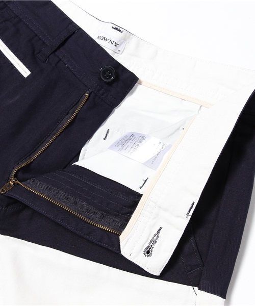 WEGO（ウィゴー）の「WEGO/バイカラーショーツ（チノパンツ・メンズ・ホワイト/ブルー/イエロー/グリーン/ワイン/ブラック/ターコイズブルー/グレー・MEDIUM/LARGE）」の14枚目の写真