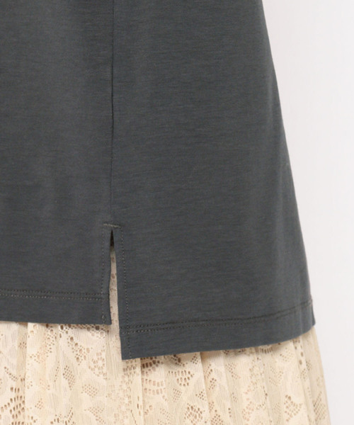 Petit Honfleur(プチオンフルール)の「◇カタログ掲載◇ロゴプリントTシャツ(Tシャツ/カットソー・レディース・ホワイト/チャコールグレー/ネイビー/マスタード・L size/M size)」の14枚目の写真