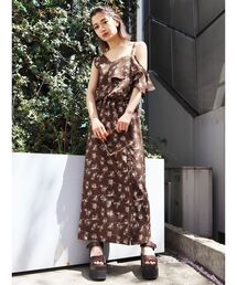 Emoda エモダのワンピース ドレス 花柄 ボタニカル柄 通販 Zozotown Emoda エモダのワンピース ドレス 花柄 ボタニカル柄 通販 Zozotown