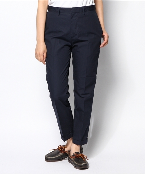 BEAMS BOY（ビームスボーイ）の「○BEAMS BOY / SOLID スラックス 9分丈（スラックス・レディース・ベージュ/グレー/グリーン/ブルー/ネイビー・1/0）」の5枚目の写真