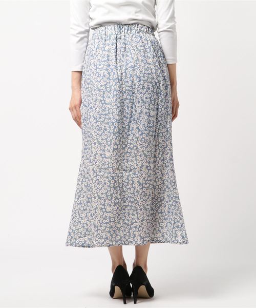 flower（フラワー）の「フラワースウィンギングスカート2（スカート・レディース・ベージュ/ブルー/ネイビー/ミント・SMALL/MEDIUM）」の5枚目の写真