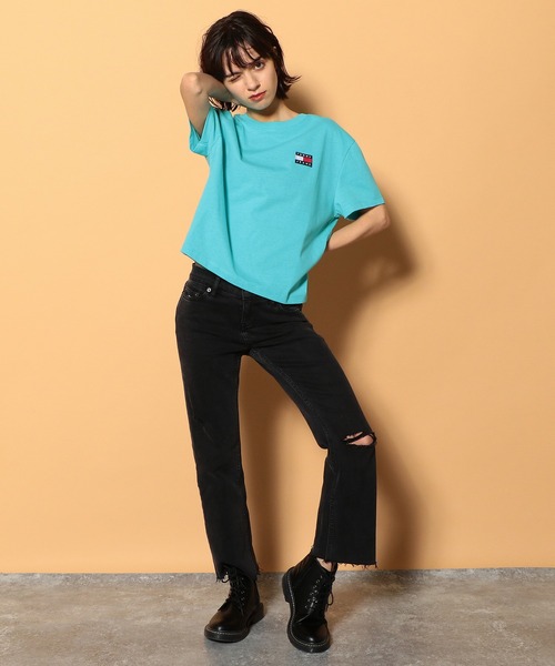 トミージーンズ  JEANS ロゴ オーバーサイズ ダウンベスト トミージーンズ TOMMY JEANS ロゴ オーバーサイズ ダウンベスト