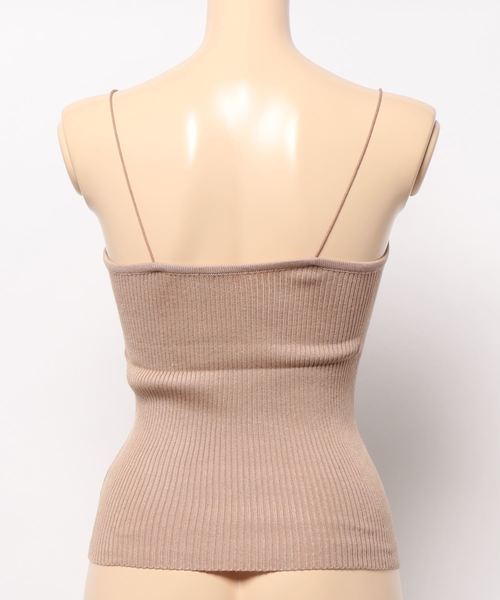 fifth(フィフス)の「リブニットストリングキャミソール(キャミソール・レディース・グレー/アイボリー/モカ・MEDIUM)」の5枚目の写真