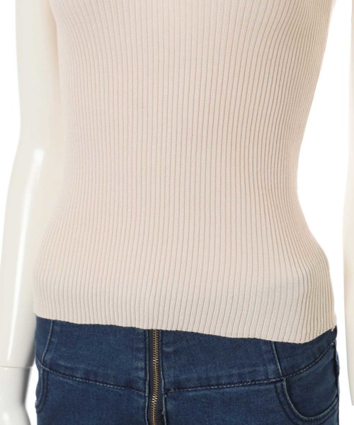 fifth(フィフス)の「リブニットストリングキャミソール(キャミソール・レディース・グレー/アイボリー/モカ・MEDIUM)」の11枚目の写真