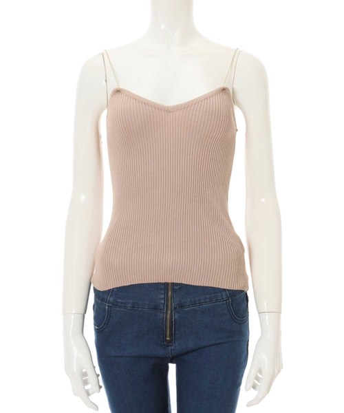 fifth(フィフス)の「リブニットストリングキャミソール(キャミソール・レディース・グレー/アイボリー/モカ・MEDIUM)」の17枚目の写真