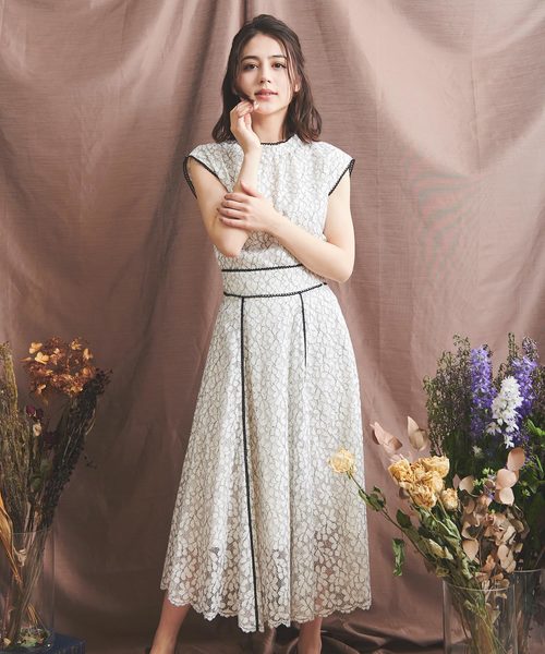 Noela(ノエラ)の「切替コードレーススカート(スカート)」 - WEAR Noela(ノエラ)の「切替コードレーススカート(スカート)」 - WEAR