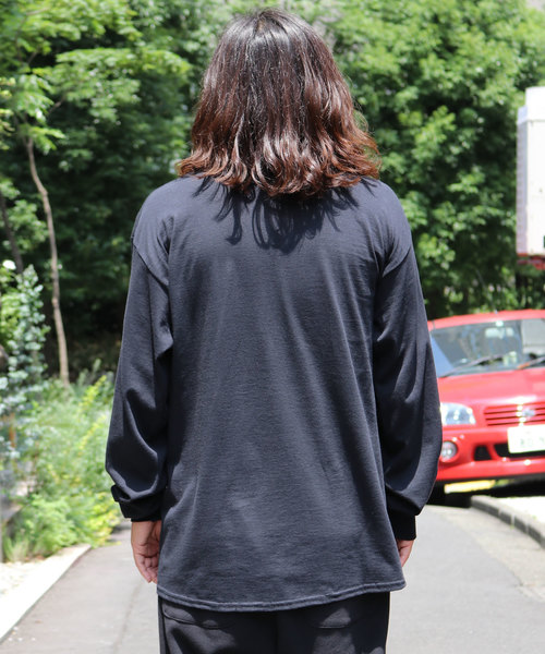 VANS(バンズ)の「VANS/ヴァンズ Checker L/S T-Shirt(Tシャツ/カットソー・メンズ・ホワイト/ブラック/ネイビー・M/L/XL/S)」の5枚目の写真