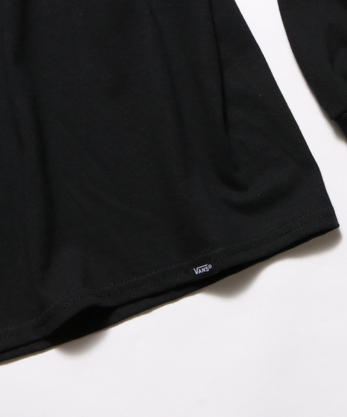 VANS(バンズ)の「VANS/ヴァンズ Checker L/S T-Shirt(Tシャツ/カットソー・メンズ・ホワイト/ブラック/ネイビー・M/L/XL/S)」の9枚目の写真