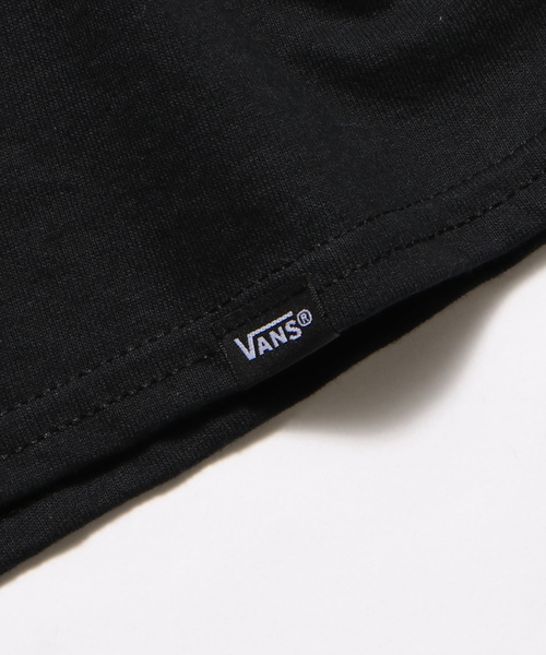 VANS(バンズ)の「VANS/ヴァンズ Checker L/S T-Shirt(Tシャツ/カットソー・メンズ・ホワイト/ブラック/ネイビー・M/L/XL/S)」の10枚目の写真