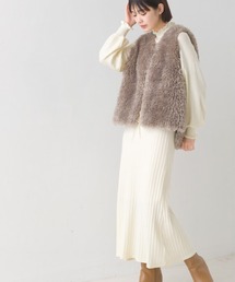 marle | R/N フリルセットアップ風ニットワンピース(ワンピース)