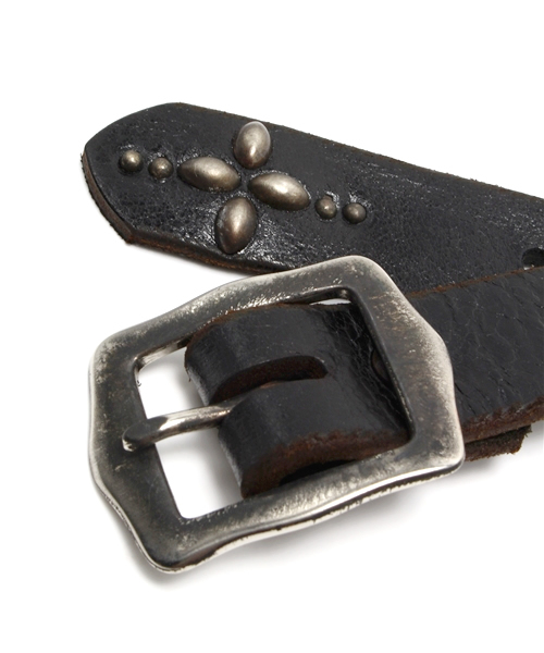 ヒステリックグラマー スタッズレザーベルト OLD STUDコラボ Sサイズ  