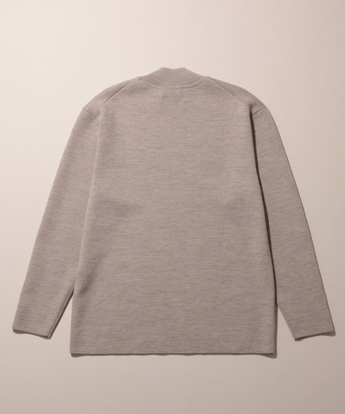 ADAM ET ROPE'(アダムエロペ)の「【フクエー】モックネックニット(ニット/セーター・メンズ・ベージュ/ブラウン・S/M/L)」の3枚目の写真