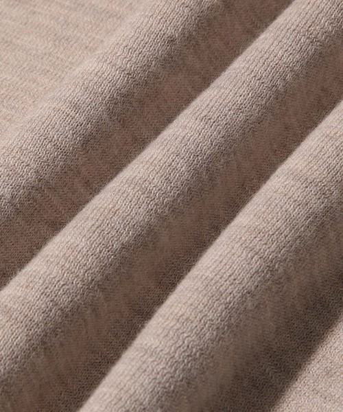 ADAM ET ROPE'(アダムエロペ)の「【フクエー】モックネックニット(ニット/セーター・メンズ・ベージュ/ブラウン・S/M/L)」の8枚目の写真