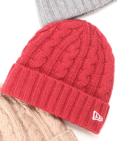 NEW ERA（ニューエラ）の「ニューエラ ニット帽 カフ WOOL BLEND LOW GAUGE NEW ERA（ニットキャップ/ビーニー・メンズ・ブラック/ベージュ/ネイビー/アイボリー/レッド系その他/チャコール/ピンク系その他/ブルー/グレー/ダークグリーン/ブラウン/ネイビー系/ブラウン系/プラム/グリーン/ダークグレー/ライトブルー/グレー系その他・FREE）」の18枚目の写真