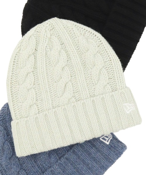 NEW ERA（ニューエラ）の「ニューエラ ニット帽 カフ WOOL BLEND LOW GAUGE NEW ERA（ニットキャップ/ビーニー・メンズ・ブラック/ベージュ/ネイビー/アイボリー/レッド系その他/チャコール/ピンク系その他/ブルー/グレー/ダークグリーン/ブラウン/ネイビー系/ブラウン系/プラム/グリーン/ダークグレー/ライトブルー/グレー系その他・FREE）」の12枚目の写真