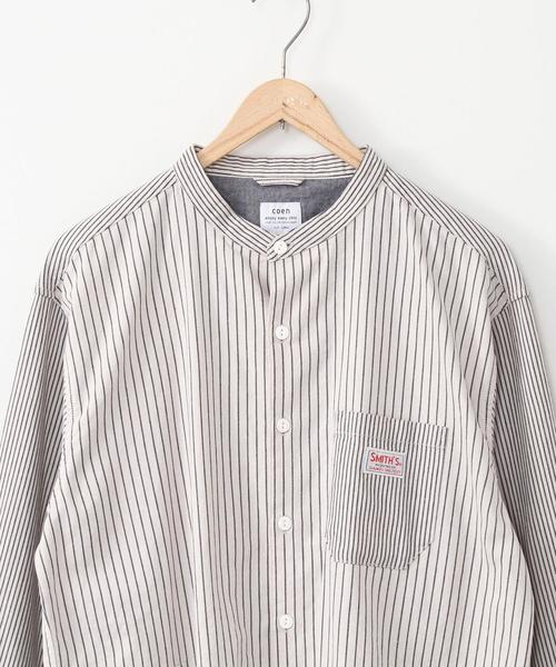SMITH'S（スミス）の「SMITH'S別注バンドカラー長袖シャツ