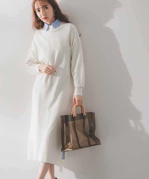 セール ボトルネックハーフミラノワンピース ワンピース Andemiu アンデミュウ のファッション通販 Zozotown
