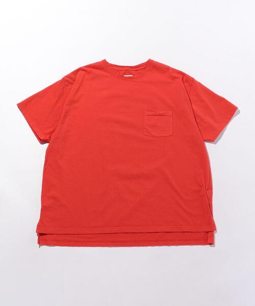 YSTRDY's TMRRW(イエスタデイズトゥモロー)の「<YSTRDY's TMRRW> BAGGY TEE/Tシャツ □□(Tシャツ/カットソー・メンズ・レッド/ライトブルー/ブラック/ホワイト・SMALL/MEDIUM/LARGE)」の1枚目の写真