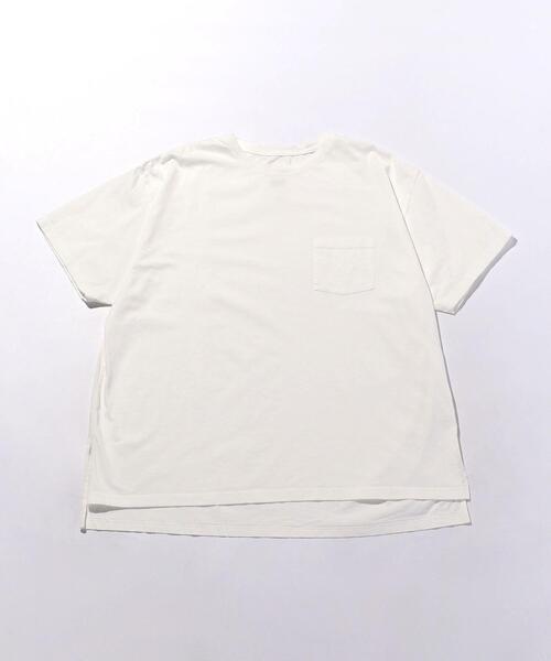 YSTRDY's TMRRW(イエスタデイズトゥモロー)の「<YSTRDY's TMRRW> BAGGY TEE/Tシャツ □□(Tシャツ/カットソー・メンズ・レッド/ライトブルー/ブラック/ホワイト・SMALL/MEDIUM/LARGE)」の2枚目の写真