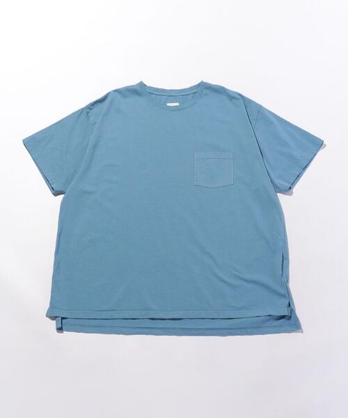 YSTRDY's TMRRW(イエスタデイズトゥモロー)の「<YSTRDY's TMRRW> BAGGY TEE/Tシャツ □□(Tシャツ/カットソー・メンズ・レッド/ライトブルー/ブラック/ホワイト・SMALL/MEDIUM/LARGE)」の4枚目の写真