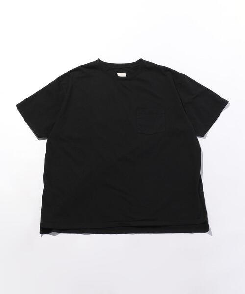 YSTRDY's TMRRW(イエスタデイズトゥモロー)の「<YSTRDY's TMRRW> BAGGY TEE/Tシャツ □□(Tシャツ/カットソー・メンズ・レッド/ライトブルー/ブラック/ホワイト・SMALL/MEDIUM/LARGE)」の3枚目の写真