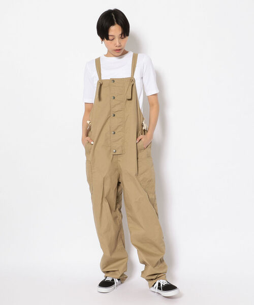 tan overalls