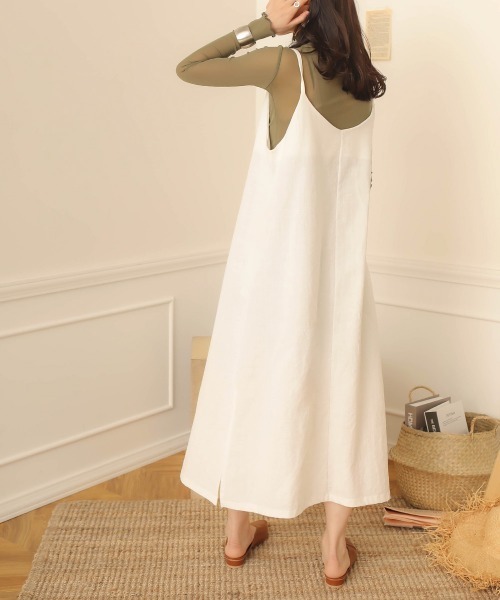 Bab（バブ）の「【WEB限定】メッシュメロウシースルーインナー（Tシャツ/カットソー・レディース・ブラック/オフホワイト/カーキ/グレー・38）」の18枚目の写真