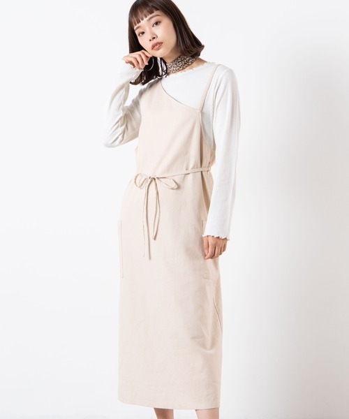 セール Wego リネンブレンドワンショルワンピース ワンピース Wego ウィゴー のファッション通販 Zozotown