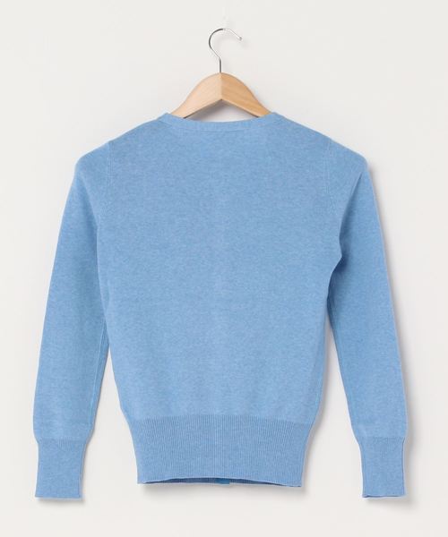 Melange Cotton Melange Three L S セール Cardy カーディガン ボレロ トップスdots スリードッツ のファッション Three Button