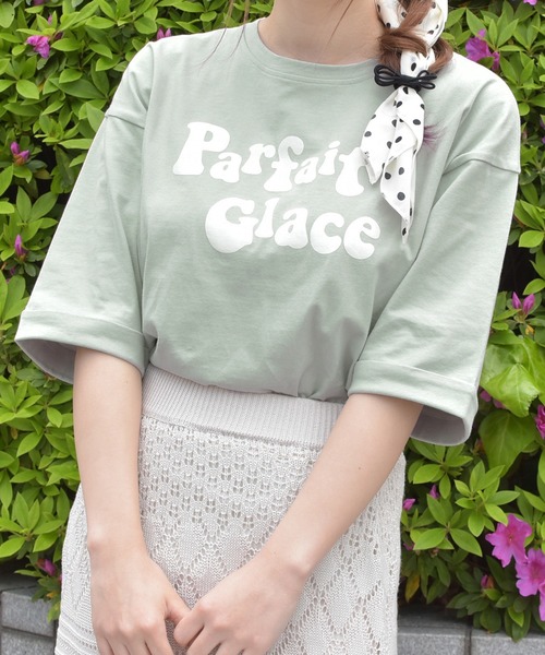 PairPair（ペアペア）の「プリントT×巾着バッグ×スカーフセット（Tシャツ/カットソー・レディース・オフホワイト/ライトベージュ/ミント・FREE）」の20枚目の写真