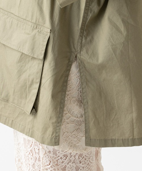 mystic（ミスティック）の「ベルト付きサファリシャツ（シャツ/ブラウス・レディース・ベージュ/カーキ/イエロー系その他・FREE）」の10枚目の写真