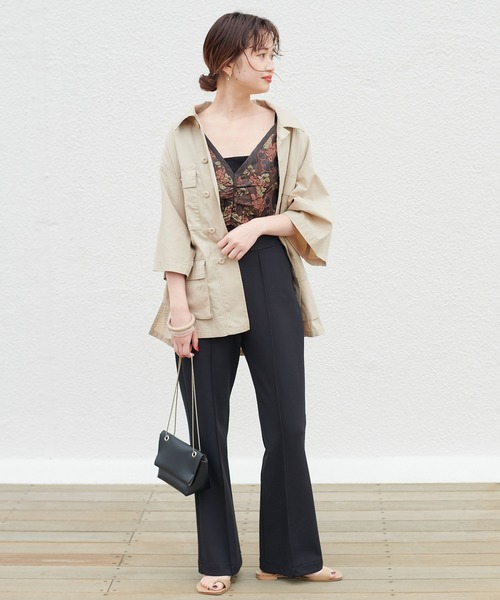 mystic（ミスティック）の「ベルト付きサファリシャツ（シャツ/ブラウス・レディース・ベージュ/カーキ/イエロー系その他・FREE）」の22枚目の写真