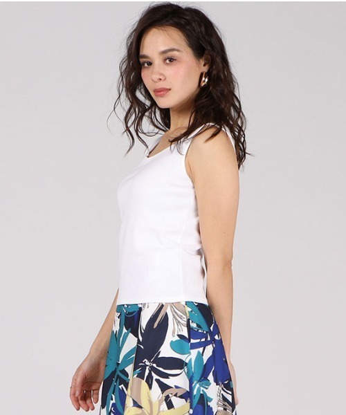 Viaggio タンクトップテレコタンクトップ タンクトップ Viaggio Blu ビアッジョブルー のファッション