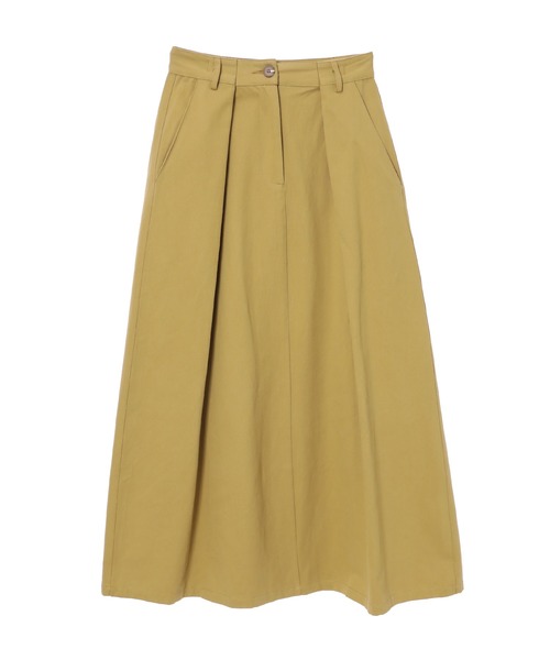 fifth（フィフス）の「タックラインマキシスカート（スカート・レディース・イエロー/ホワイト・MEDIUM）」の7枚目の写真