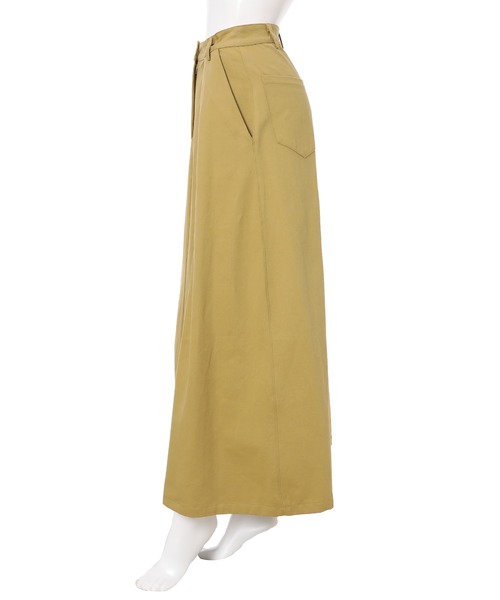 fifth（フィフス）の「タックラインマキシスカート（スカート・レディース・イエロー/ホワイト・MEDIUM）」の12枚目の写真
