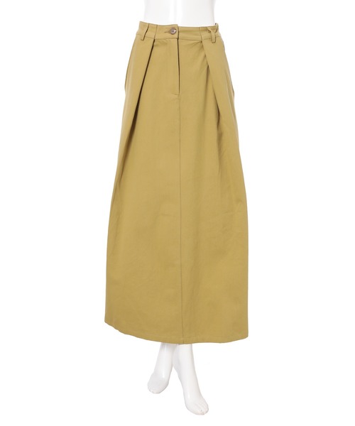 fifth（フィフス）の「タックラインマキシスカート（スカート・レディース・イエロー/ホワイト・MEDIUM）」の8枚目の写真