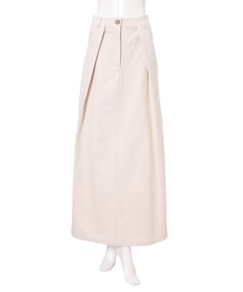 fifth（フィフス）の「タックラインマキシスカート（スカート・レディース・イエロー/ホワイト・MEDIUM）」の4枚目の写真