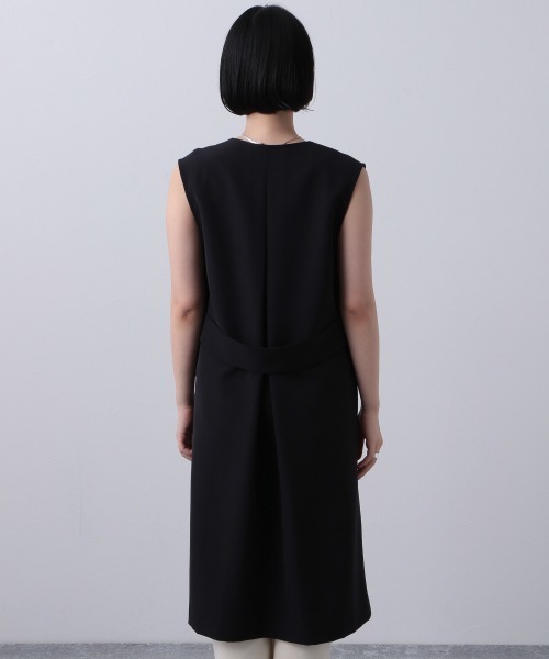 PAGEBOY（ページボーイ）の「ロングジレ（ダウンジャケット/コート・レディース・ブラック/グレイッシュベージュ・FREE）」の9枚目の写真