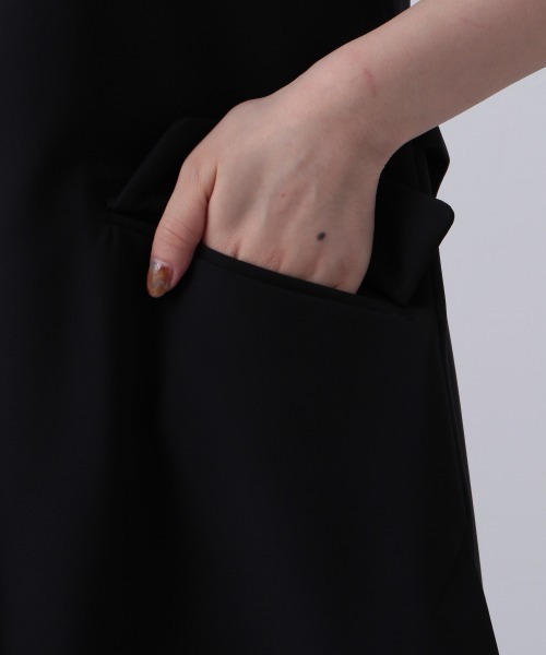 PAGEBOY（ページボーイ）の「ロングジレ（ダウンジャケット/コート・レディース・ブラック/グレイッシュベージュ・FREE）」の12枚目の写真