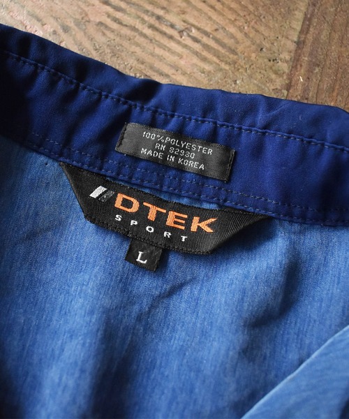 VINTAGE（ヴィンテージ）の「【ヴィンテージ古着】DTEK SPORT 剣士柄 ハーフスリーブシャツ（シャツ/ブラウス・メンズ・ブルー・LARGE）」の5枚目の写真