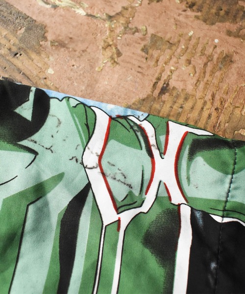 VINTAGE（ヴィンテージ）の「【ヴィンテージ古着】DTEK SPORT 剣士柄 ハーフスリーブシャツ（シャツ/ブラウス・メンズ・ブルー・LARGE）」の10枚目の写真