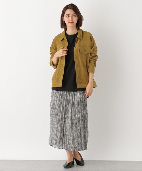 LEPSIM（レプシィム）の「コーデュロイライトジャケット　892712（その他アウター・レディース・マスタード/グレイッシュベージュ・FREE）」の11枚目の写真