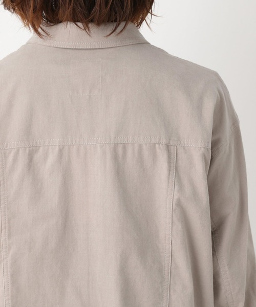 LEPSIM（レプシィム）の「コーデュロイライトジャケット　892712（その他アウター・レディース・マスタード/グレイッシュベージュ・FREE）」の6枚目の写真